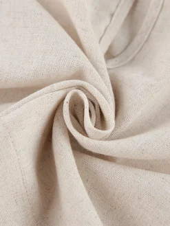 Utility Linen Two Piece Wide Leg Pants Set