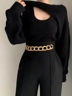 Utility Two Piece Bolero Sweater