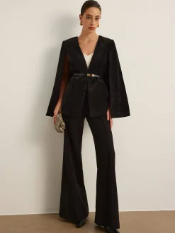 Velvet Belted Cloak