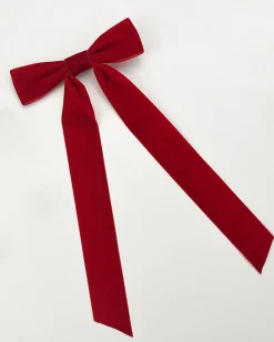 Velvet Bow Ribbon Hairpin