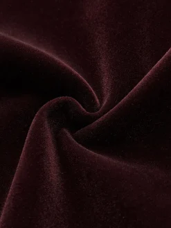 Velvet Lapel Short Blazer