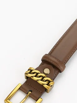 Versatile Pin Buckle Leather Belt