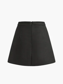 Versatile Pleated Mini Skirt