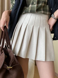 Versatile Pleated Mini Skirt