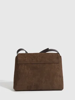 Vintage Buckle Flap Shoulder Bag