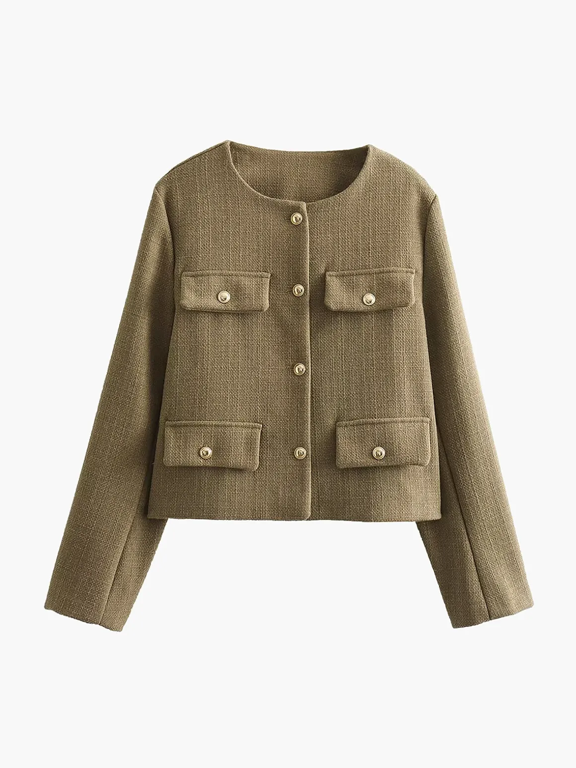 Vintage Button Tweed Blazer