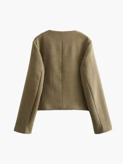Vintage Button Tweed Blazer