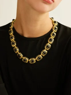Vintage Enamel Necklace
