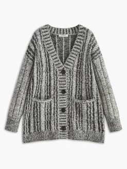 Vintage Pockets Loose Knit Outerwear