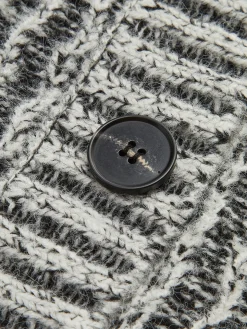 Vintage Pockets Loose Knit Outerwear