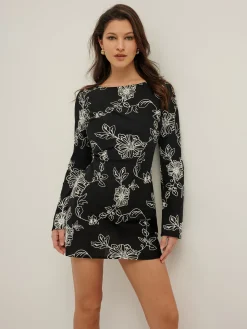 Vintage Pure Cotton Jacquard Dress