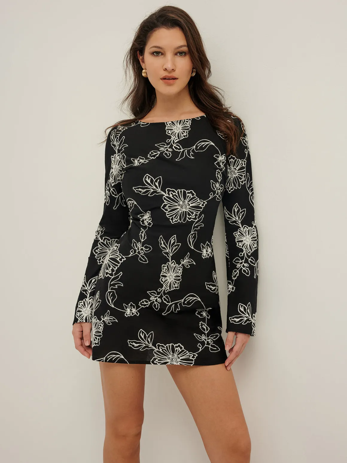 Vintage Pure Cotton Jacquard Dress