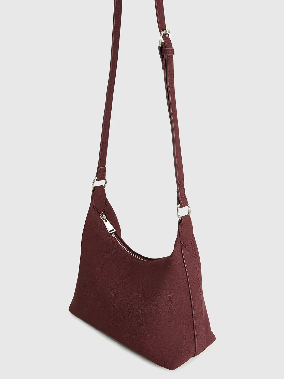 Vintage Soft Zipper Hobo Bag