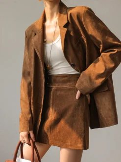 Vintage Suede Blazer