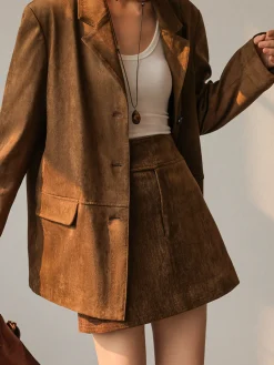 Vintage Suede Blazer