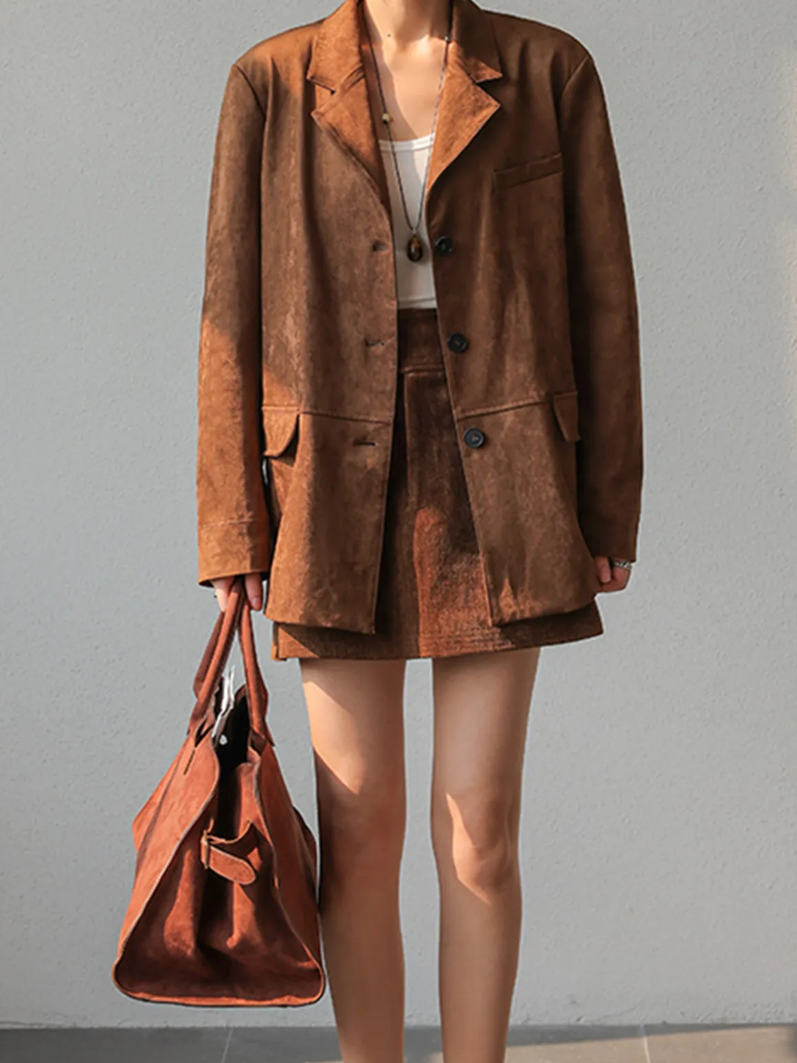Vintage Suede Blazer