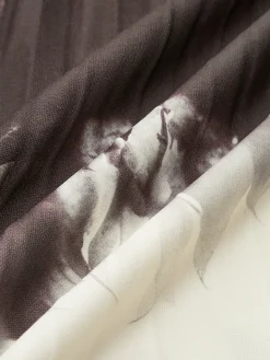 Vintage Tie Dye Pleated Skirt