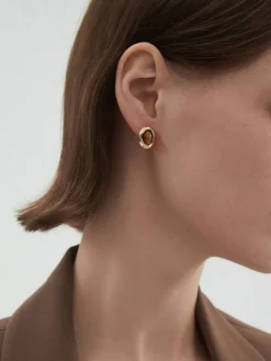 Vintage Tiger Eye Earrings