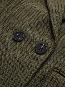 Vintage Tweed Plaid Blazer