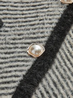Vintage V-Neck Metal Button Sweater Vest