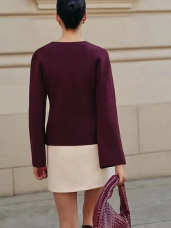 V-Neck Button Warm Cardigan
