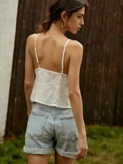 V-Neck Hollow Out Cami Top