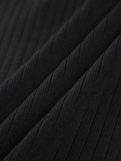 V-Neck Solid Button Knitted Vest