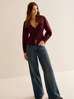 V-Neck Versatile Slim Fitted Cardigan