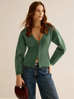 V-Neck Versatile Slim Fitted Cardigan