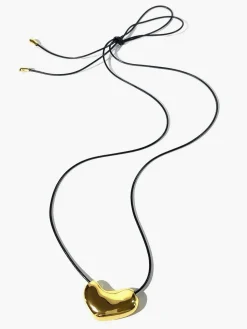 V-Shape Heart Rope Necklace