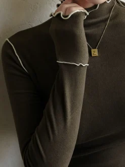 Wave Trim Jersey Slim T-Shirt