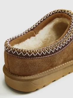 Women Fur Lined Slippers