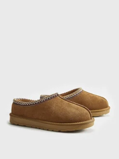 Women Fur Lined Slippers
