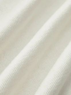 Wool-Blend Asymmetrical Neck Knit Top