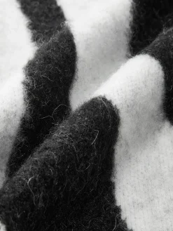 Wool-Blend Leopard Fuzzy Sweater