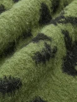 Wool-Blend Leopard Fuzzy Sweater