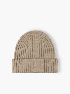 Wool-Blend Ribbed Soft Hat