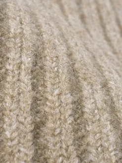 Wool-Blend Ribbed Soft Hat