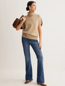 Wool-Blend Turtleneck Sweater Vest