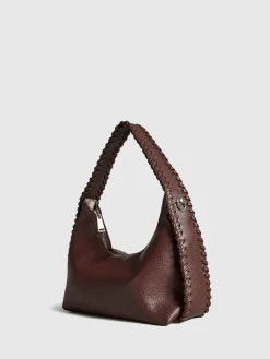 Woven Zipper Tote Bag