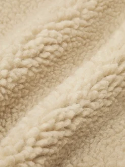 Zipper Belted Soft Fleece Jacket