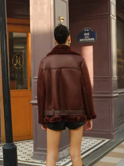 Zipper Belted Soft Fleece Jacket
