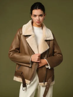 Zipper Belted Soft Fleece Jacket