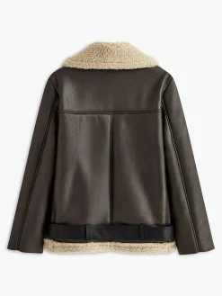Zipper Belted Soft Fleece Jacket
