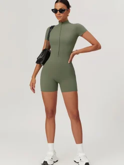 Zipper Seamless Romper